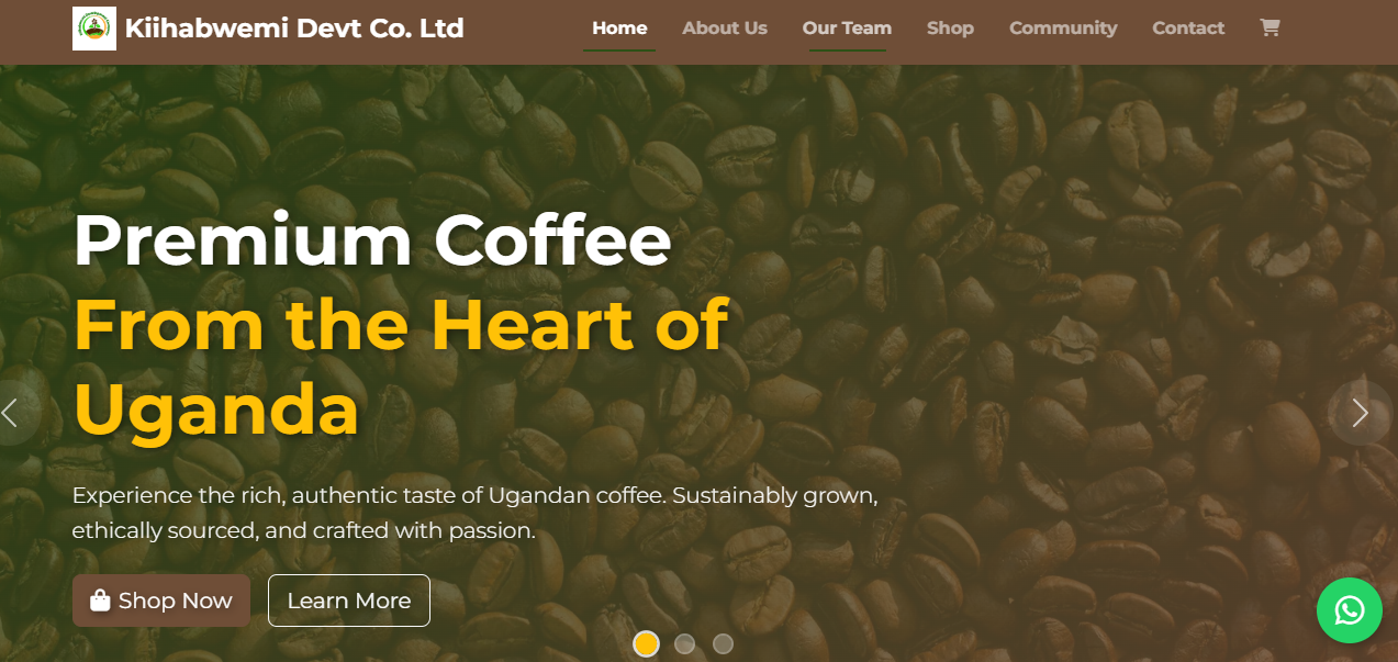 Kiihabwemi Development Company website